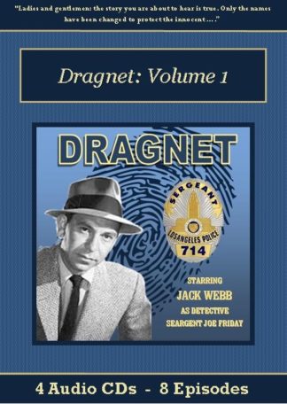 Dragnet Old Time Radio Show CD Set - St. Clare Audio